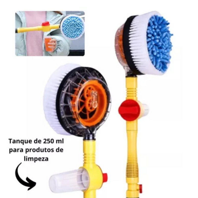 Escova De Lavagem Rotativa Para Carro Microfribra
